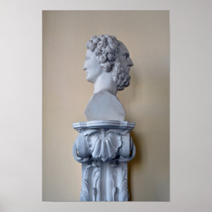 Janus byst, Eremitaget, St. Petersburg, Ryssland Poster