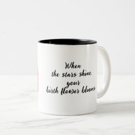 Januth Flower Carnation och Romantic De Två-Tonad Mugg