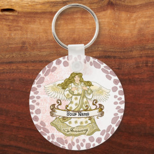 Januthday Angel Keychain Nyckelring