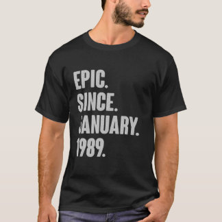 Januthday Gift Vintage Epic Sedan januari 1911 T Shirt