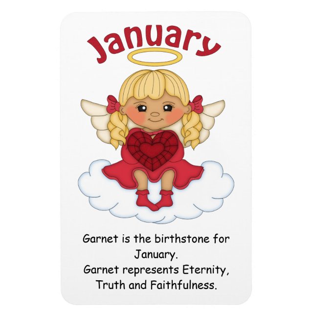 Januthstone Angel Blonde Premium Magnet (Vertikal)