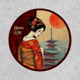 Japan 日 本 maiko geisha pagoda retro