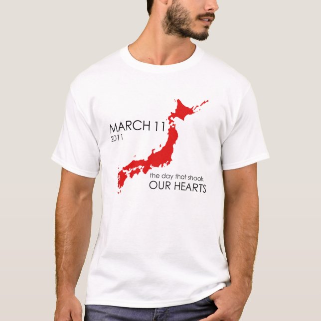 Japan 11 mars tee shirt (Framsida)