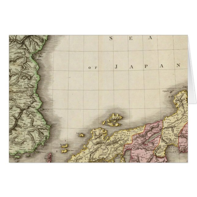 Japan 9 hälsningskort (Framsidan Horizontal)