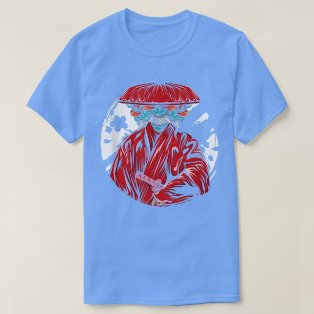 Japan Art Warrior Kendo Ninja Samurai Shinobi Kata T Shirt (Design framsida)