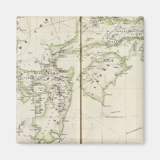 Japan, Asien 75 Magnet (Framsidan)