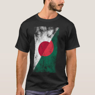 Japan Bangladesh Flaggor - Japanska Bangladesh - - T Shirt