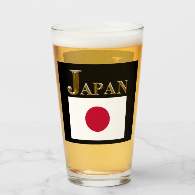 JAPAN BEER GLASS GLASKOPP (Framsida fylld)