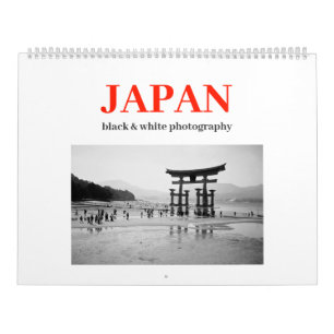 Japan: Black & White Photography 2026 Kalender