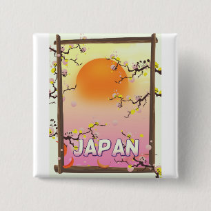 Japan Blomsterträdgård Knapp