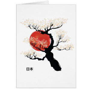 Japan Bonsai Hälsningskort