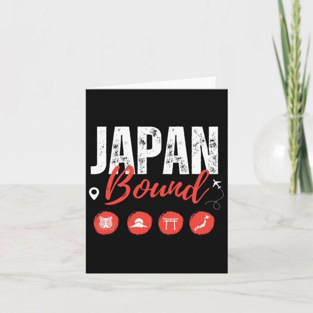 Japan Bound Tokyo Travel Vacation Resa Matching Fa Kort (Framsida)