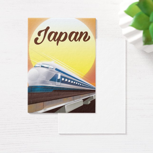 Japan Bullet Train-resposter Visitkort (Skivbord)