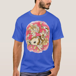 Japan Cherry Blommar Taisho Sanke Koi Fish Sakura T Shirt