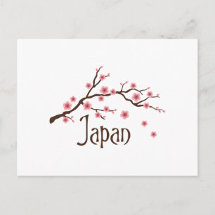 Japan Cherry Blommars Vykort