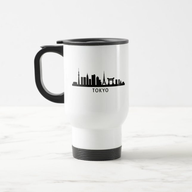 Japan Cityscape Travel | Tokyo Skyline Silhouette Resemugg (Vänster)