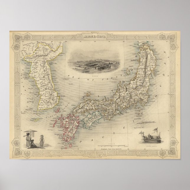 Japan & Corea Poster (Framsidan)