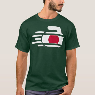Japan Curling Rock Sport Fans Japanese Curlers Win T Shirt