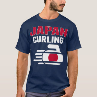 Japan Curling Rock Sport Fans Japanese Winter Spor T Shirt