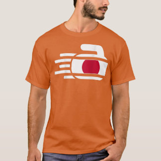 Japan Curling Sten Sport Fläkt japansk Curlers Win T Shirt