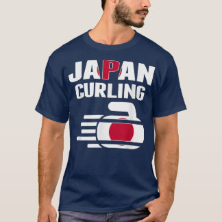 Japan Curling Sten Sport Fläkt japansk vinterspreo T Shirt