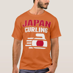 Japan Curling Team Fläkt Jersey Japansk Winter Spo T Shirt