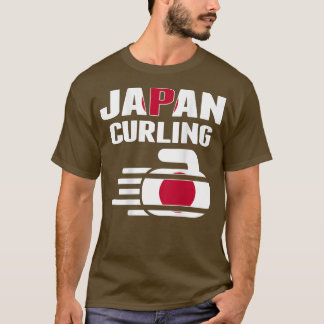 Japan Curling Team Fläkt Jersey Japansk Winter Spo T Shirt