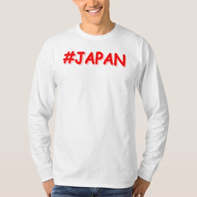 "#JAPAN" Cute Design. Köp nu T Shirt (Framsida)