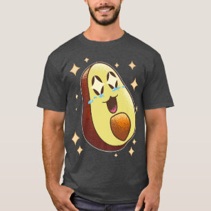 Japan Cute Kawaii japansk Avocado Anime Manga Gra T Shirt