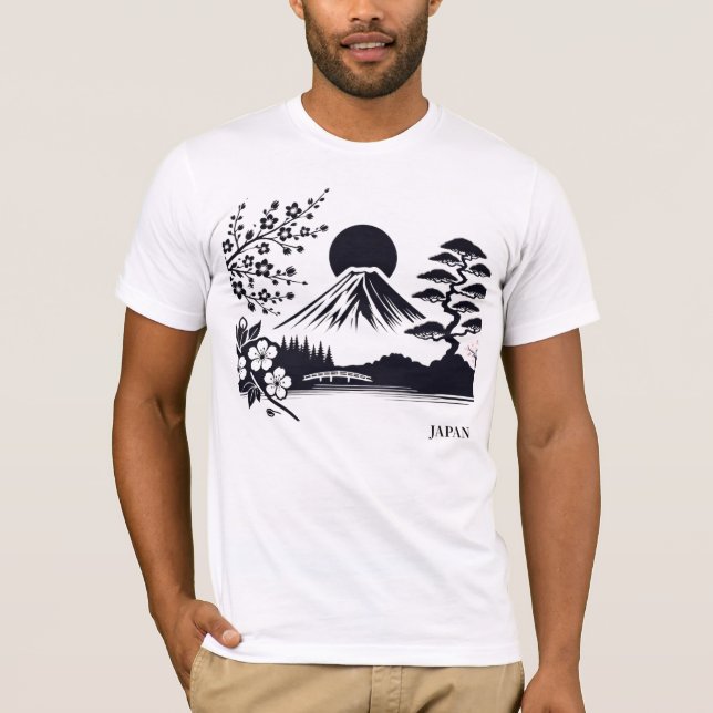 Japan design t shirt (Framsida)