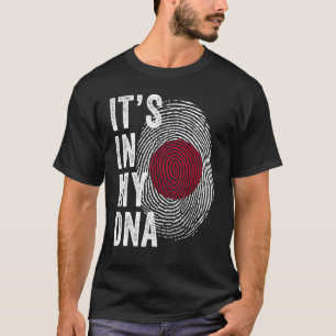 Japan Det finns i min DNA Cute Japansk fingeravtry T Shirt