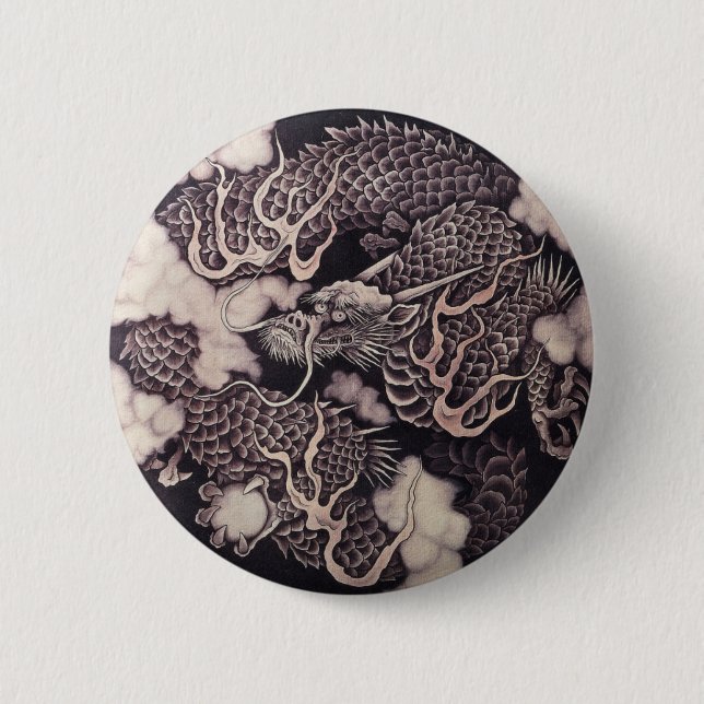 JAPAN DRAGON KNAPP (Framsida)