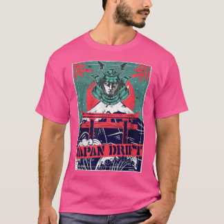 Japan Drift, Japanese Retro Art, car sports garage T Shirt