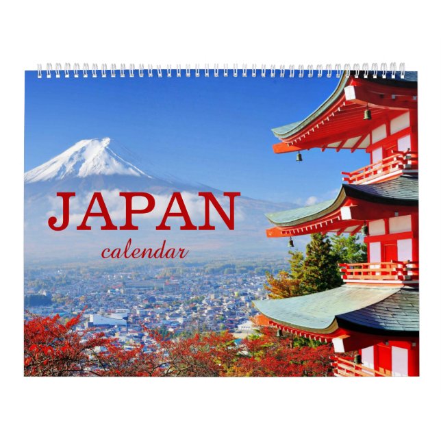 Japan estetisk tradition vacker väggkalender  kalender (Omslag)