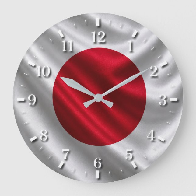 Japan Flag Watch 2026 Stor Klocka (Framsida)