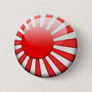 Japan flagga 2,0 knapp