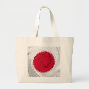Japan Flagga Artwork Jumbo Tygkasse