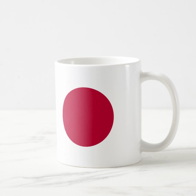Japan Flagga Ceramic Mugg (Höger)