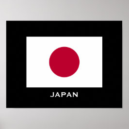 Japan - Flagga Classic Poster