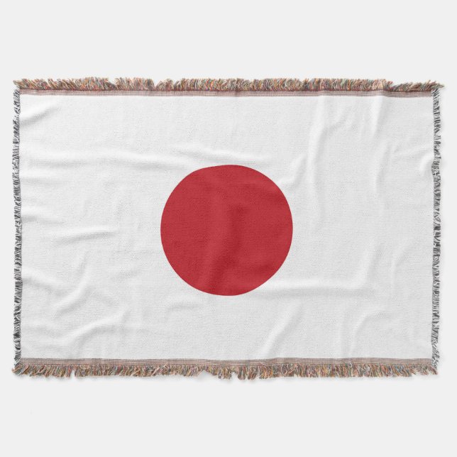 Japan flagga filt (Framsidan)
