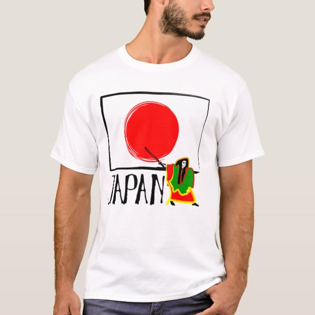 JAPAN (FLAGGA FODRAR), T SHIRT (Framsida)