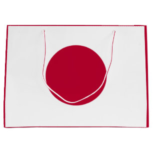 Japan Flagga: Hinomaru, Nisshōki, Red Stigning Sol
