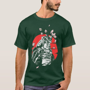 Japan Flagga Japansk Art Samurai Shinobi Warrior N T Shirt