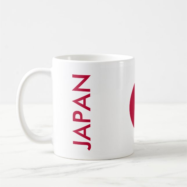 JAPAN FLAGGA KAFFEMUGG (Vänster)