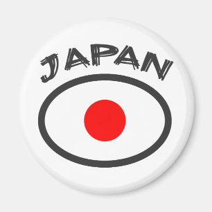 Japan flagga - kall design! magnet