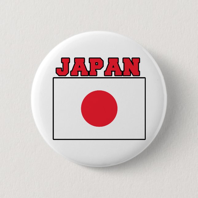 Japan flagga knapp (Framsida)