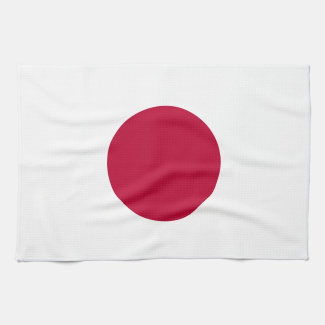 Japan Flagga Kökshandduk (Horisontell)