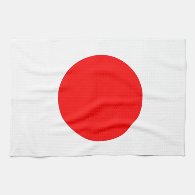 Japan Flagga Kökshandduk (Horisontell)