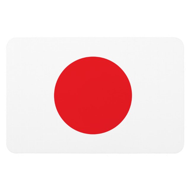Japan Flagga Magnet (Horisontell)