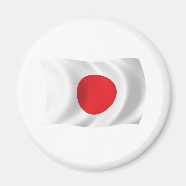 Japan Flagga Magnet (Framsidan)